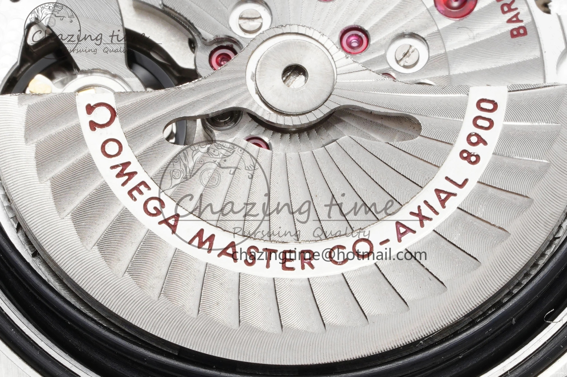 0211 Constellation Black Ceramic SS RG 8F 1:1 Best Edition White Textured Dial on Black Gummy Strap A Sustainable 7804